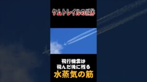 【都市伝説】ケムトレイルって実在するの？ #shorts