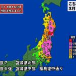 【東日本大震災発生時の様子】ウェザーニュース 2011-03-11