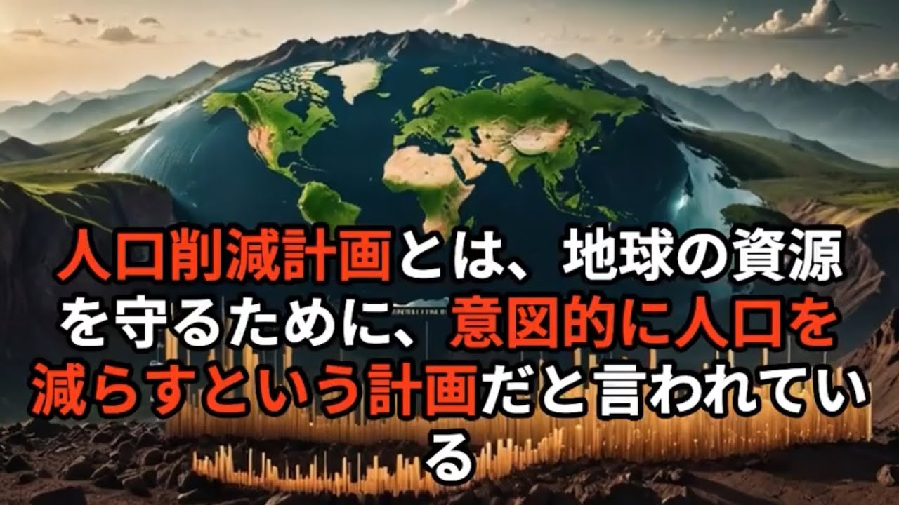 人口削減計画…世界の富豪たちが企む陰謀とは？#都市伝説 #陰謀論 #人口削減計画 #フリーメイソン #イルミナティ #世界