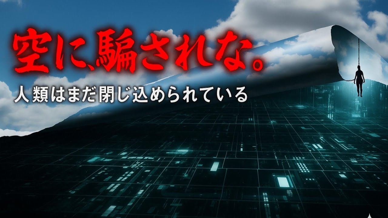 ケムトレイル、人工衛星、そして月。空は意識をハックする巨大な装置だった。古代の罠から逃れる方法。